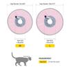 Cat Cone Collar Stop Licking Adjustable Ribbing Neck Recovery Collar