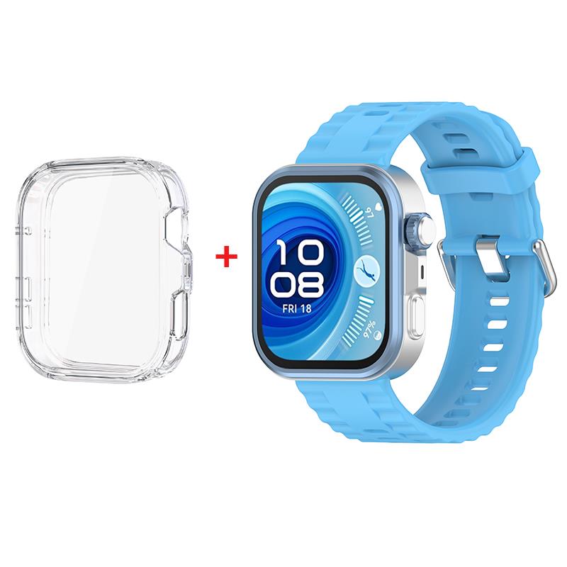 TPU Case+strap for Huawei Watch Fit 4 Pro SmartWatch Silicone Strap soft Cover for Huawei Watch Fit 4 Protective Accessories 7