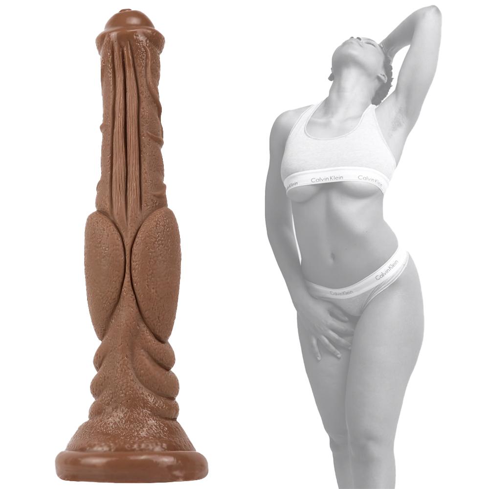 29.5cm Horse Dildo Realistic Male Penis Female Vaginal Orgasm Sex Toy Lesbian Insert Suction Cup Erotic Sex Toy Dildo Sex Toy