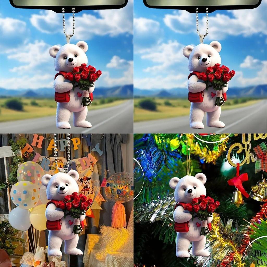 Acrylic Decoration Car Valentines Day Elegant Style Vehicle Interior Ornament