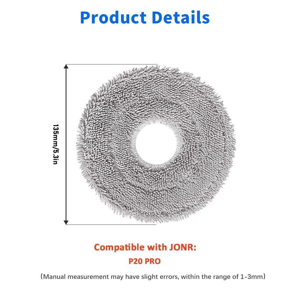 Mop Cloth Dust Bag Compatible For JONR P20 PRO For JONR T5 Pro Robot Vacuum Cleaner Accessory Part Replacement Accessories Parts
