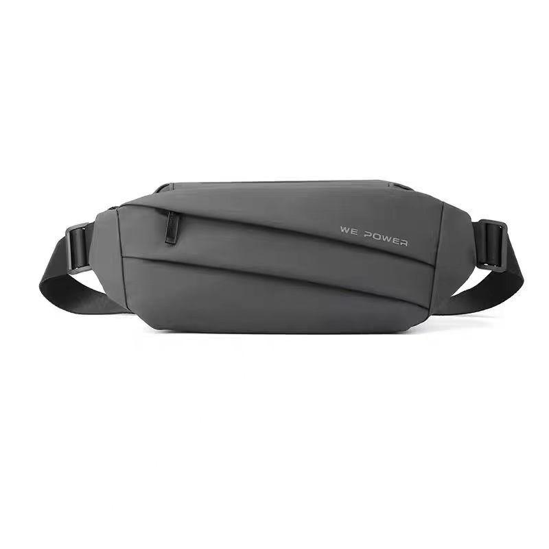 Men's Waterproof Crossbody Waist Bag - Large Capacity, Multifunctional for Outdoor Running