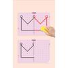 20 Pages Kids Lattice Symmetrical Drawing Toys Concentration Fine Motor Skill Pen Control Training Erasable Painting Cards