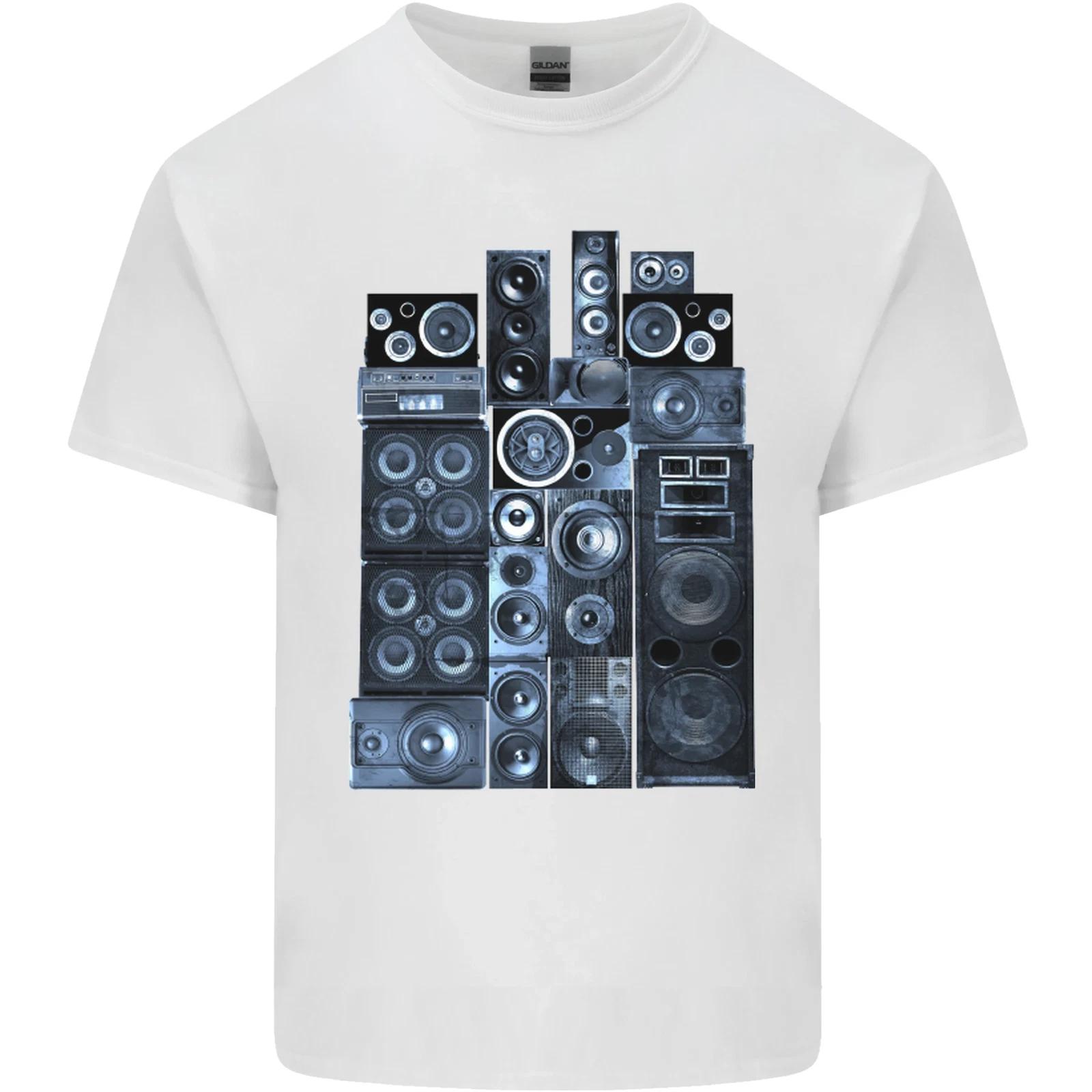Speaker Stack Music HI-FI Kids T-Shirt Childrens S