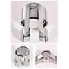 Pack Of 6 Champagne Bottle Savers for Restaurants Leak Proof Bubble Retaining Stoppers Stainless Steel Wine Preserver