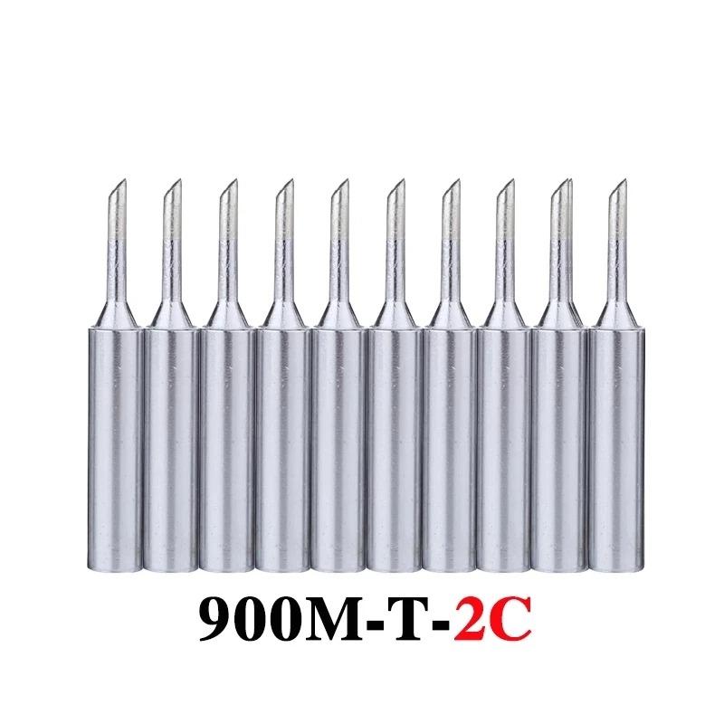 10Pcs/Lot 900M-T Series Soldering Iron Tip Set Lead Free Welding Head for Hakko 936 937 Soldering Station BGA Rework Tools