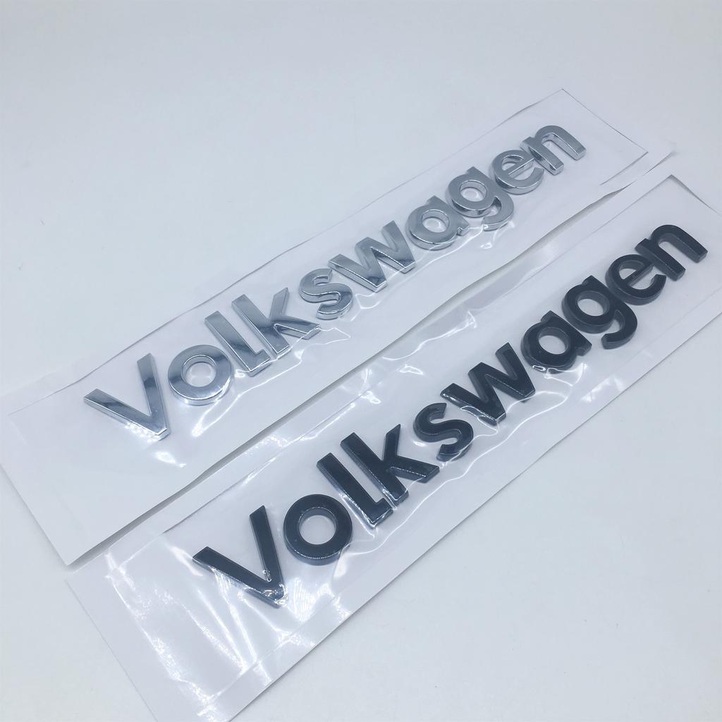 Für VOLKSWAGEN Volkswagen Auto Styling ABS Emblem Aufkleber für Golf Passat Polo Tiguan Scirocco Jetta Caddy T-ROC R Heckklappe Dec