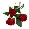 5pcs Simulated Rose Bouquet Artificial Flower Arrangement Vibrant Simulated Flower Bouquets No Withering Long-lasting Decor for Home
