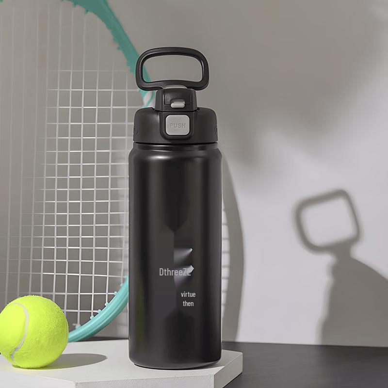 

Deze Sports Towel and Dual-Drink Water Bottle Set