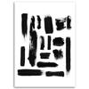 Canvas Print Abstraction Black and White