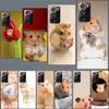 Cute Lovely Pet Hamster Phone Case for Samsung A17 A37 A57 A55 A35 A25 A15 A54 A14 A24 A34 A13 A23 A33 A53 A07 A05S A04S A03 A73
