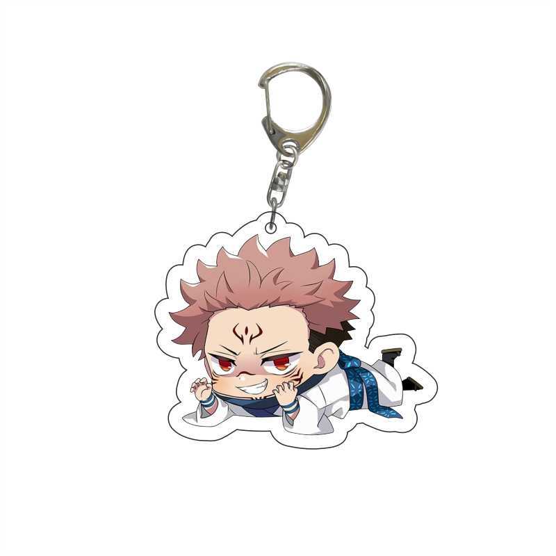Jujutsu Kaisen Anime Keychain Satoru Gojo Yuji Itadori Megumi Fushiguro Nobara Kugisaki Backpack High Quality Gift Pendant Cosplay