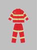 Children's Firefighter Costume for Kindergarten Role Play and Performance
