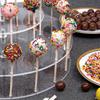 Clear Acrylic Lollipop Stand With 4 Tiered Design 31 Slots For Dessert Display At Event Celebration