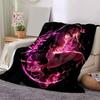 1pc Anime Demon Slayer Tanjiro Kamado Cosplay Blanket, Home Decor, Couch Throw .B046