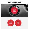 Betterhumz For Mazda 3 Axela CX50 CX30 - Made of Alcantara Engine Ignition Start Stop Trim Stickers Car Interior Accessories