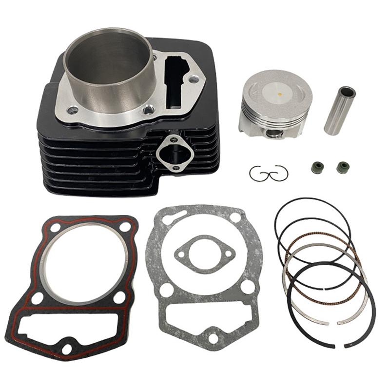 

For Zongsheng CB250 Italika 250Z 69Mm Motorcycle Engine Cylinder Piston Gasket Replacement Parts Kit чорний