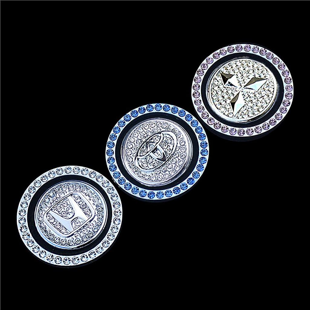 (MHNETY) Engine Start Button Rhinestone Swarovski Car Engine Button Cover