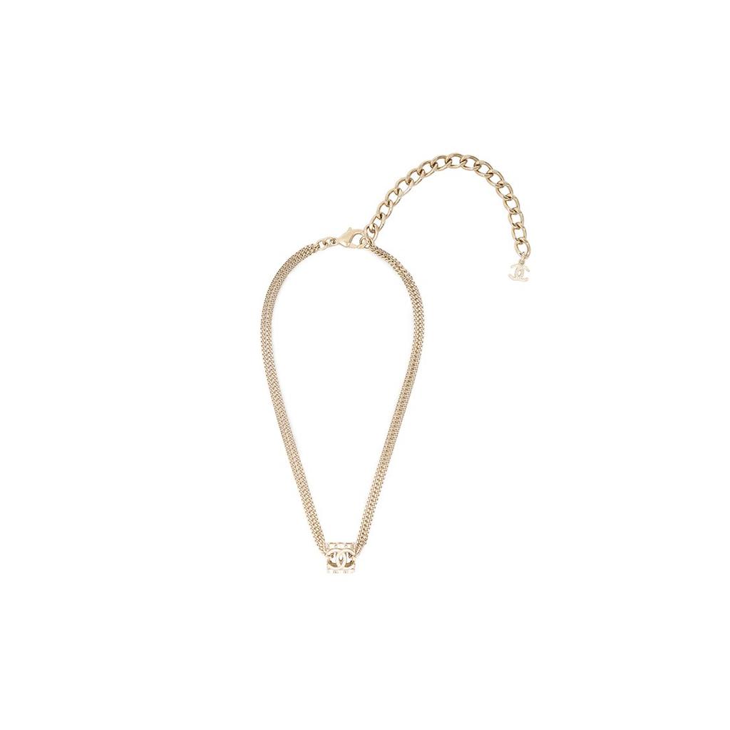 Chanel Exquisite Adjustable Alloy Necklace Women Necklace Gold AB9735-B09514-NK892