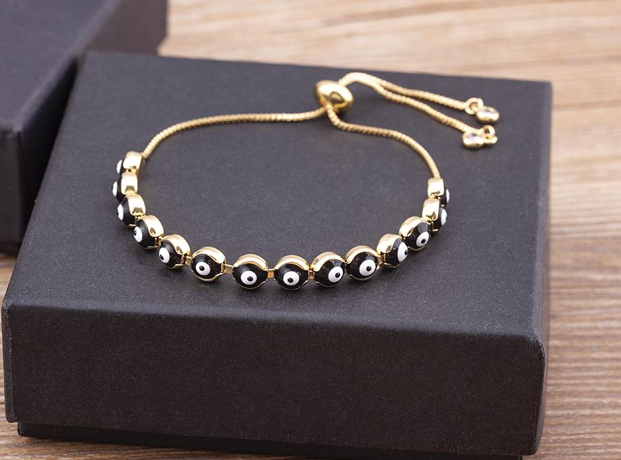 Neues Mode Design Regenbogen Handgefertigte Perlen Eingelegt mit Türkischem Bösem Auge Armband Damen Verstellbar Party Schmuck Glücksbringer Geschenke