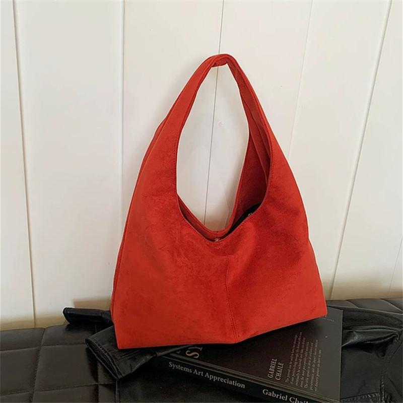 Soft Faux Suede Handbags Shoulder Bags, Large Capacity Tote Bags, Timeless Elegance Meets Everyday Comfort for Effortless Style