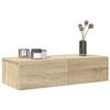 VidaXL Wall Shelf with Drawers Sonoma Oak Engineered Wood 859970