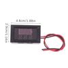 Car Battery Charge Level Indicator 12V 24V 36V 48V 60V Lithium Battery Capacity Meter Tester Blue Display Led Tester Voltmeter