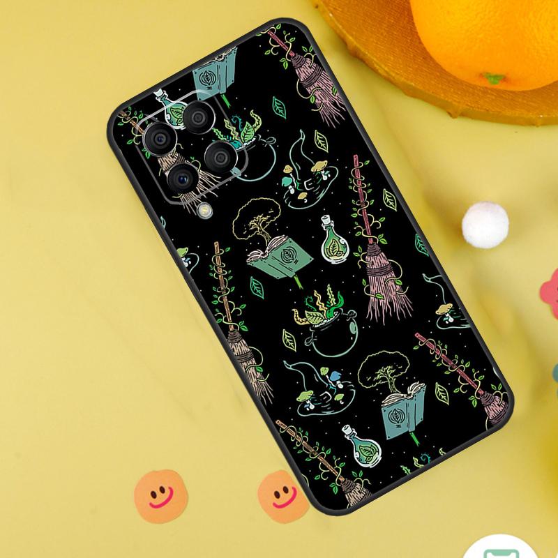 Occult Witchcraft Moon Gothic Witch For Samsung Galaxy M52 M32 M12 M55 M15 M13 M23 M33 M53 M34 M54 M31s M30s M20 M21 M51 Case