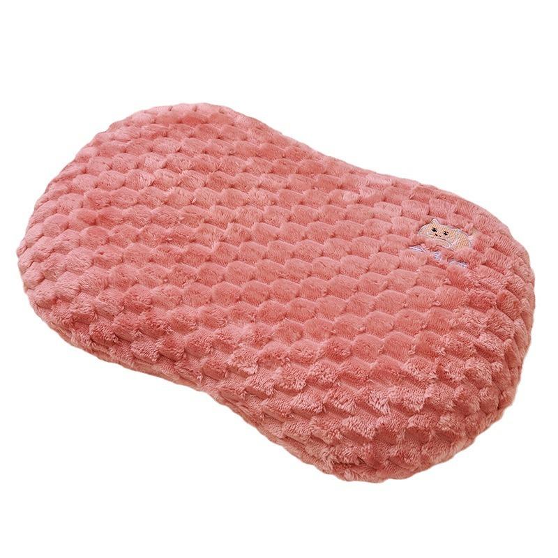 Scarab Velvet Cat Belly Pillow Bean Velvet Pillowcase Memory Foam Pillow Beauty Egg Material Cat Belly Pillow Core