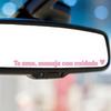 10Pcs Te amo maneja con cuidado Inspirational Message Decal in Spanish, I Love You Rearview Mirror Sticker,Waterproof Driving Safe Mirror Decal for