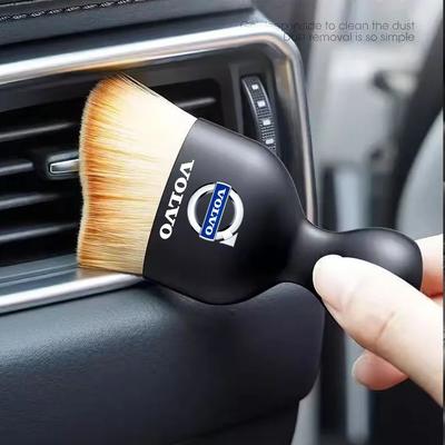1 szt. Miękka szczotka do czyszczenia emblematów samochodowych Narzędzie do usuwania kurzu Dla V40 V50 S40 S80 XC60 S90 XC90 S60 XC40 C40