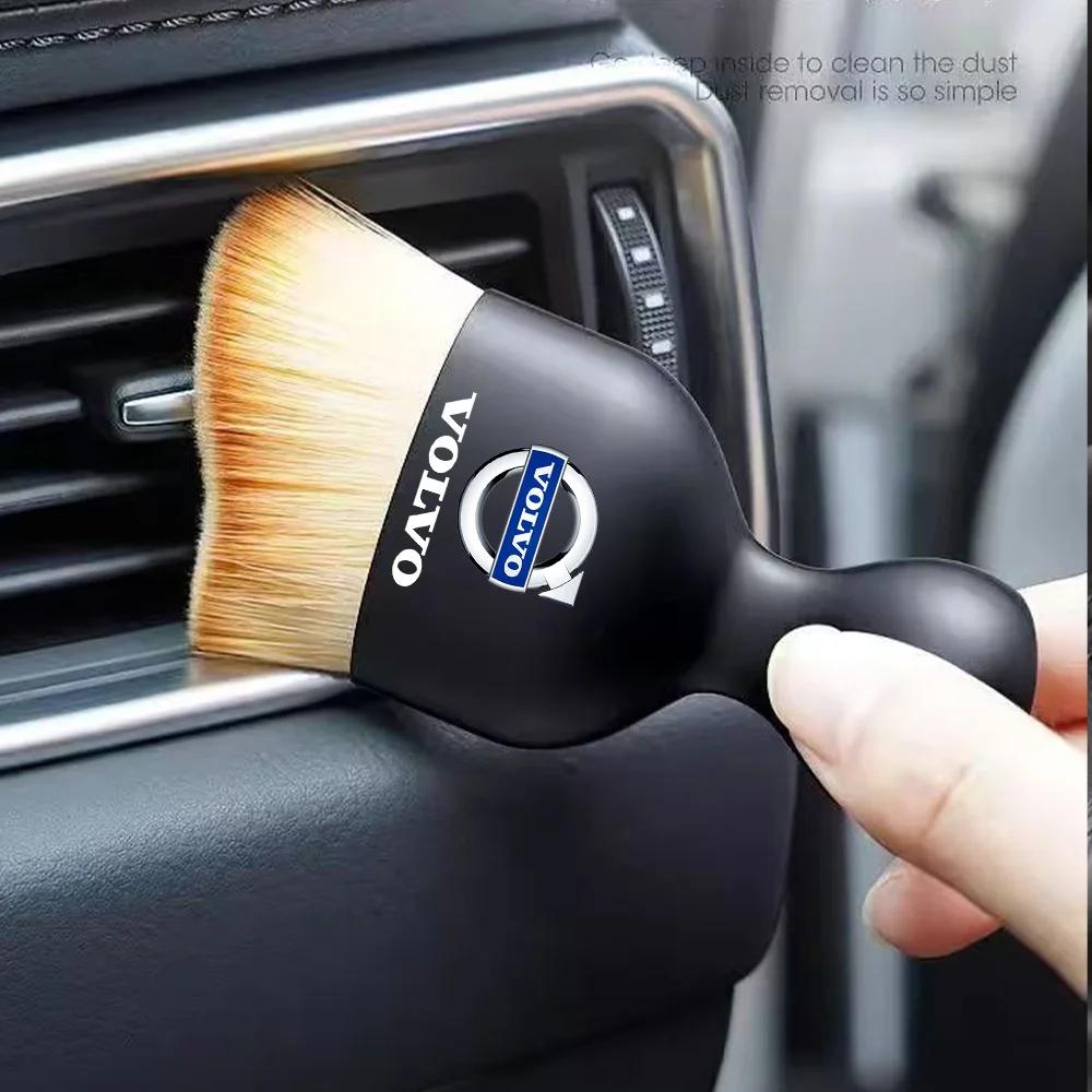 Car Cleaning Tool Soft Brush Crevice Dust Removal Clean Brush For Volvo Polestar AWD V50 S60 XC60 S40 XC40 XC90 V60 S80 S90 V90