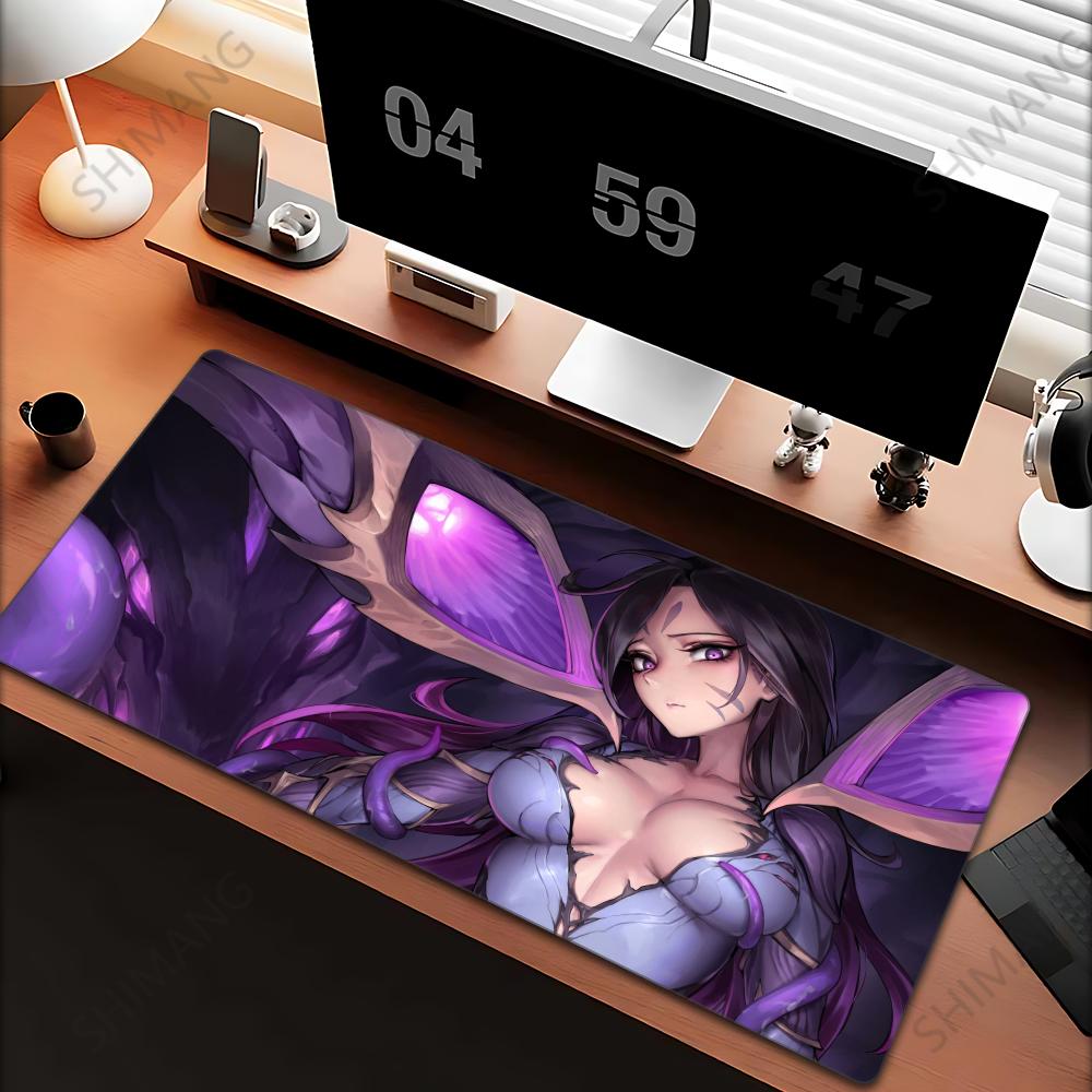 League of Legends Kaisa Large Mouse Pad Gaming Mousepad PC Gamer Computer Office Mouse Mat Keyboard Mat Desk Pad Laptop Mausepad