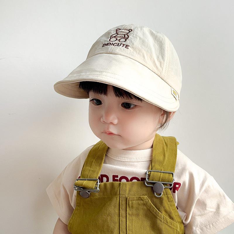 Baby Sun Hat Spring and Autumn Baby Cap Summer Men and Women Children Big Brim Quick Drying Sunscreen Bucket Hat Thin