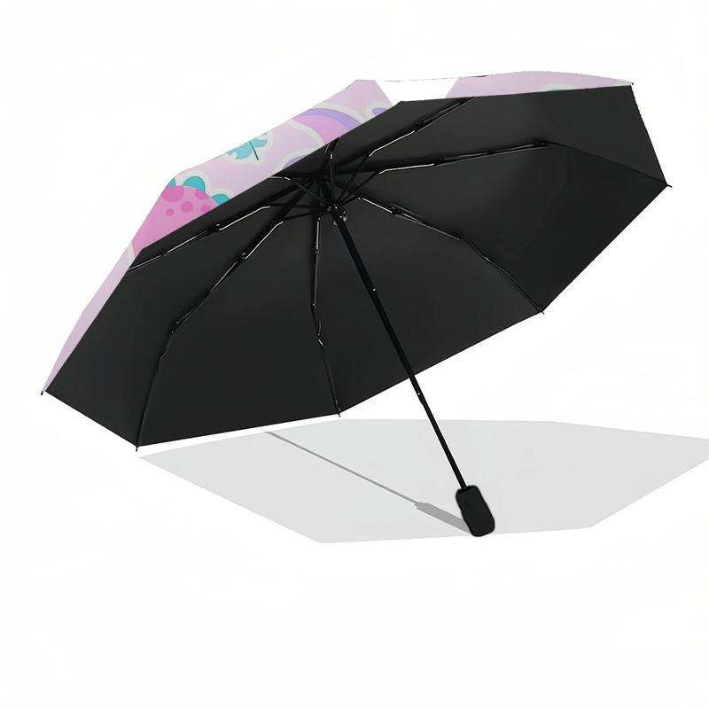 1pc Dinosaur Stickers for Party Favor Bags Umbrella with Plastic Handle,Suitable for All Seasons Home Travel Outdoor UmbrellaDD1445