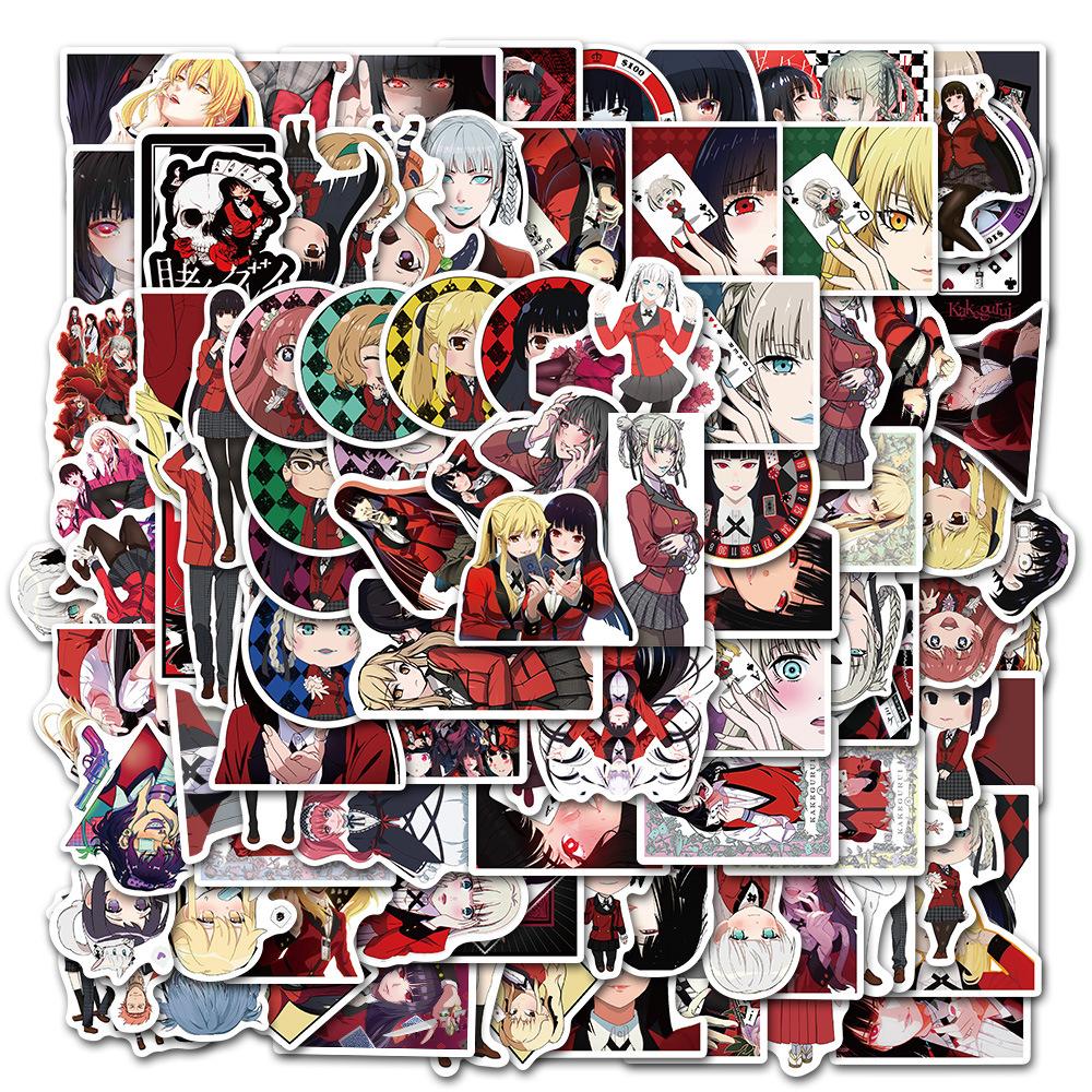 Japanese 100pcs Anime Collection Graffiti Stickers For Notebooks Laptops