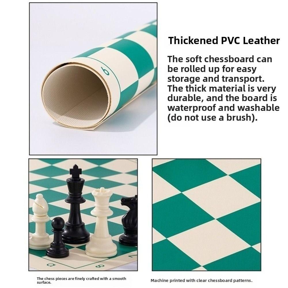 Resin Tournament Chess Board Games Folding Board Travel Chess Pieces Set Educational Toys