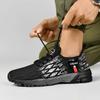 Trendy shoes men's new one-foot stool casual men's shoes breathable fly-woven mesh air cushion running shoes men's 39-50 sports shoes