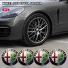 4Pcs Aluminum Metal Emblem Car Wheel Center Hub Caps Sticker Badge For Giulietta GT 159 147 156 Brera Giulia Stelvio