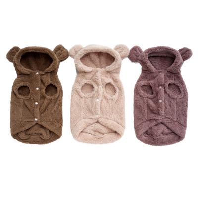 Soft Warm Puppy Hoodie Sweatshirt Winter Pet Dog Clothes For Small Dogs Cats Coat French Bulldog Jacket Chihuahua Yorkies Outfit