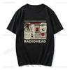 Radiohead T Shirt Men Vintage Classic Tees North America Tour Rock Boy Women's Tshirt Camisetas Hombre Hip Hop Street Casual Top