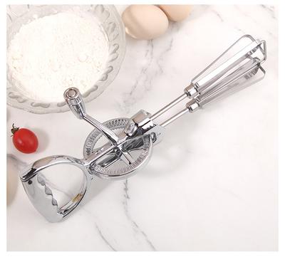 Manual Crank Egg Beater Milk Mixer Cream and Butter Mixer Whisking Frother Kitchen Cooking Tools and Kitchen Utensils