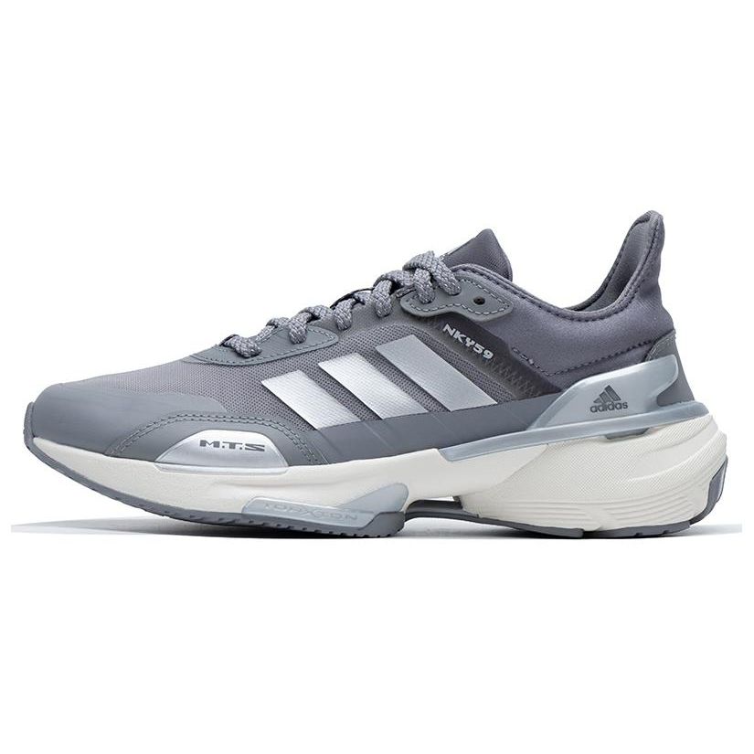 Adidas Mts Breathable Comfortable Shock Absorbing Non-Slip Wear-Resistant Low-Top Casual Running Shoes Unisex Sneakers Gray Silver JI4189