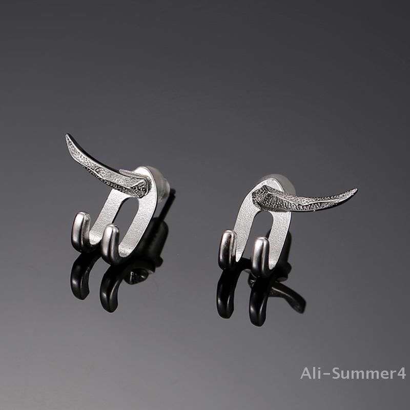 New Punk Earring For Men Detachable Dual Purpose Stud Earrings Prong Ear Charms Fashion Jewelry