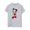 Disney Womens/Ladies Minnie Mouse Mrs Claus Boyfriend T-Shirt