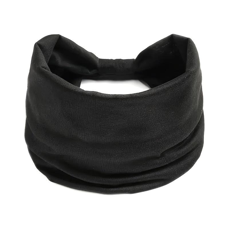 4pcs Moisture-Wicking Women's Wide Brim Headband for Fitness, Yoga, Running, Cycling, and Basketball - Elastic and Sweat-Absorbing
