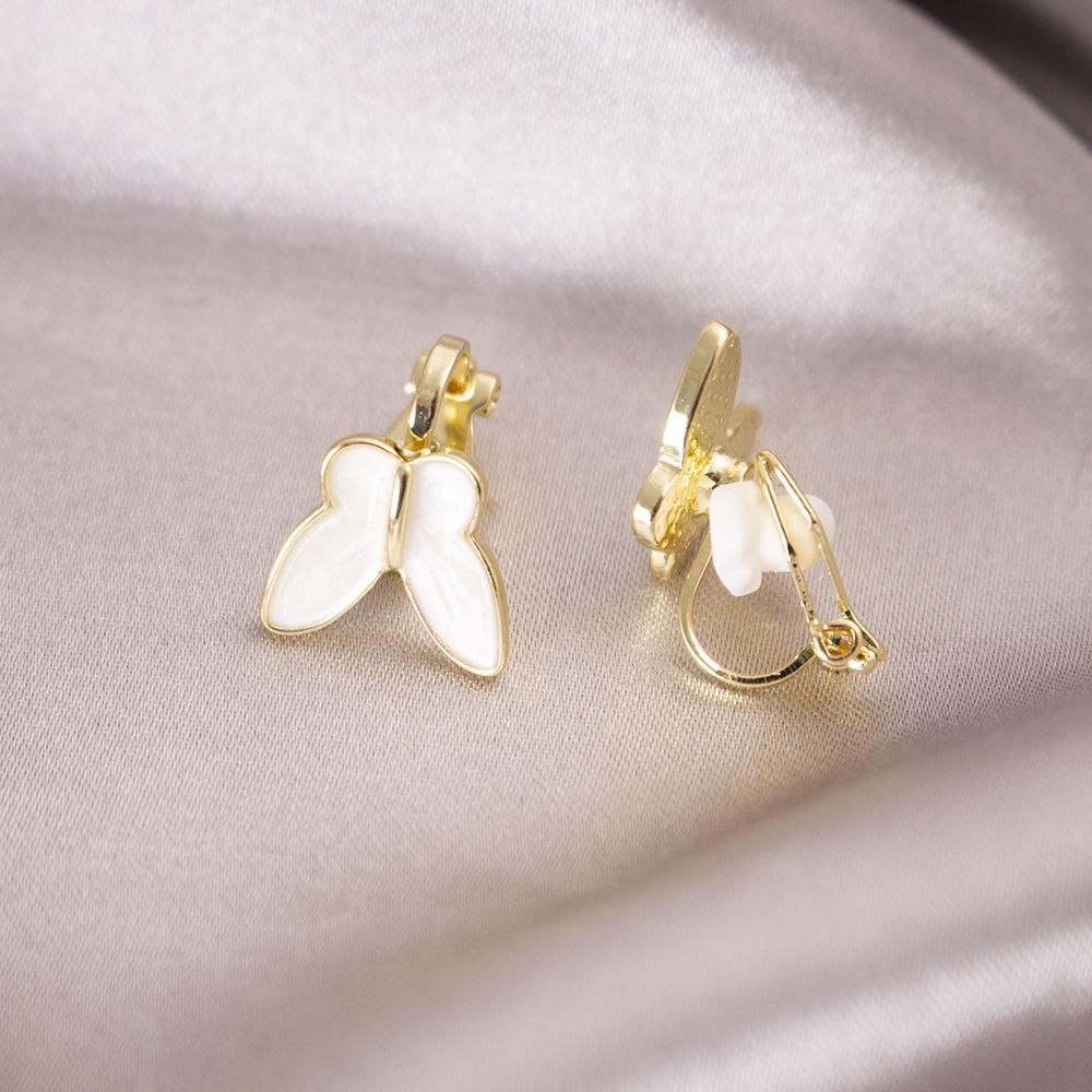Versatile Light Luxury Ear Clips Without Pierced Ears Daily High-end Triangular Ear Clips Versatile Women's Earrings