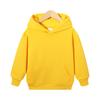Boys and Girls Casual Comfortable Color Hooded Sweatshirt with Pockets and Long Sleeve