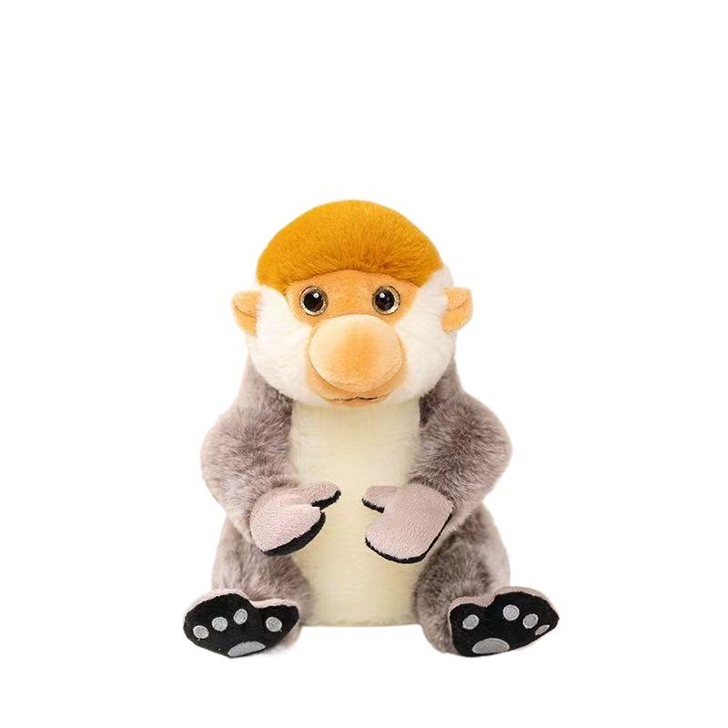

22cm New Simulated Long Nosed Monkey Doll Stuffed Plush Toy Cartoon Pendant Pillow Anime Cute Children s Birthday Gift Fun Doll No Magnet