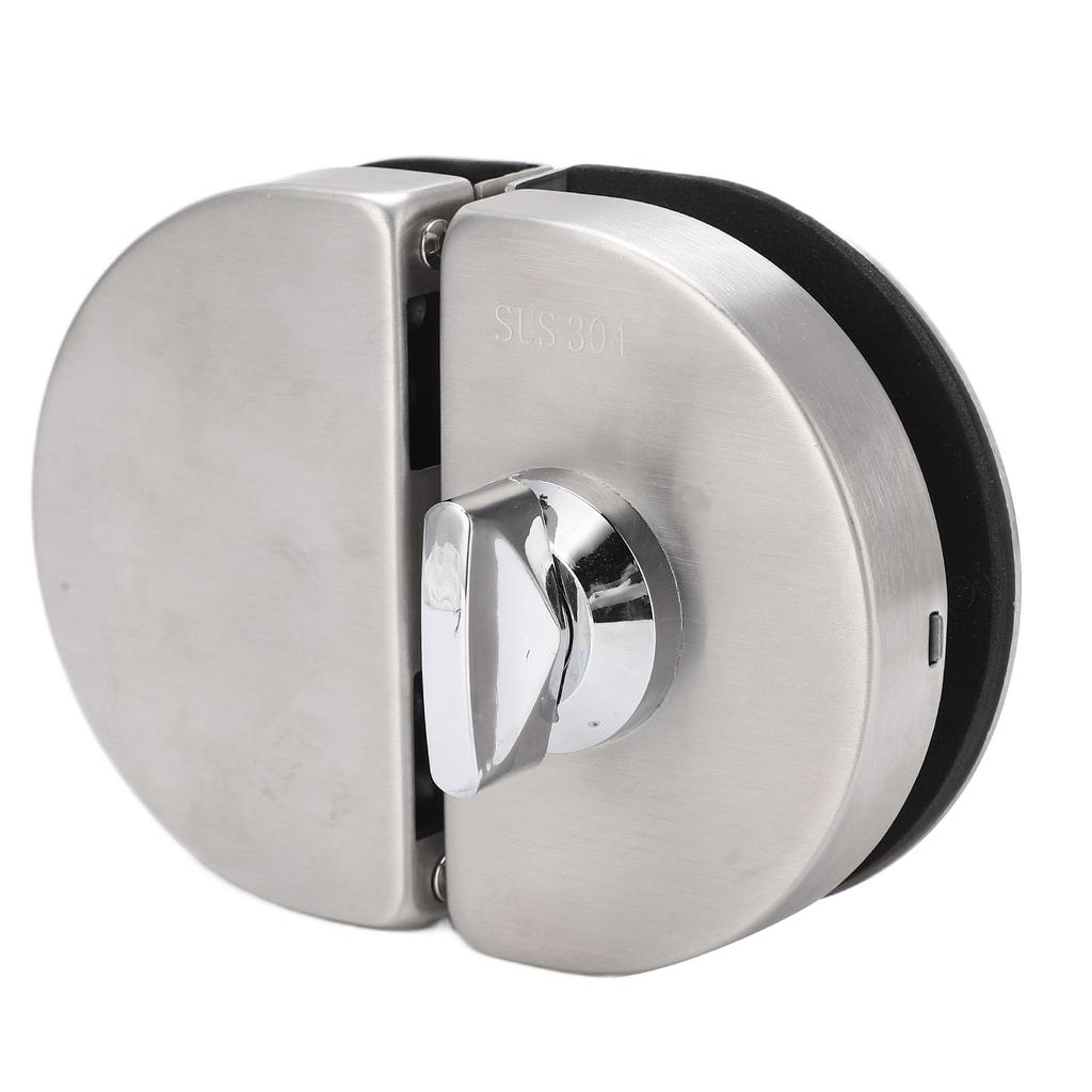 Zámek skleněných dveří 97x65mm Dělený typ Kartáčovaný leštěný povrch Náhrada za 10?12mm Tloušťka
